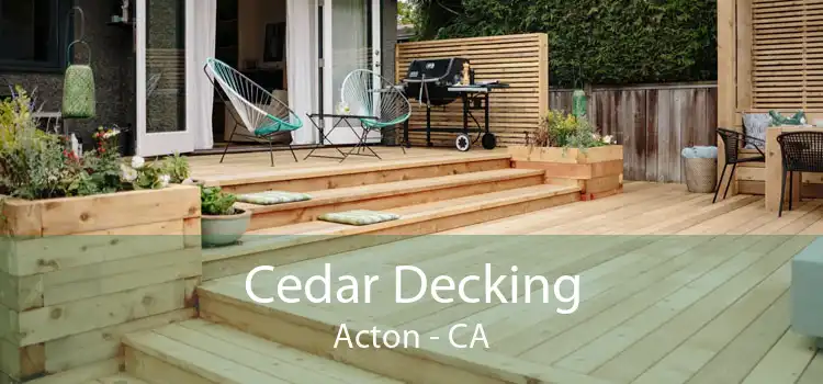 Cedar Decking Acton - CA