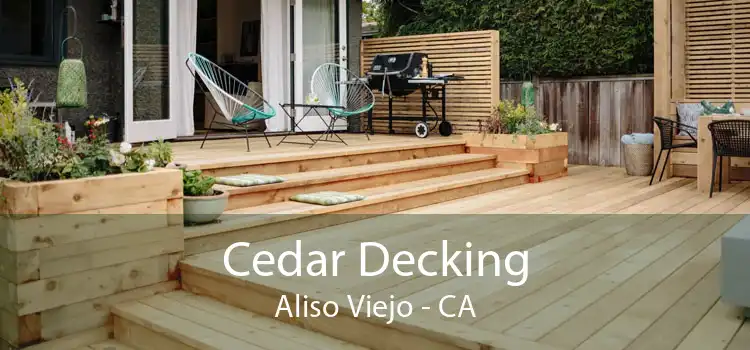 Cedar Decking Aliso Viejo - CA