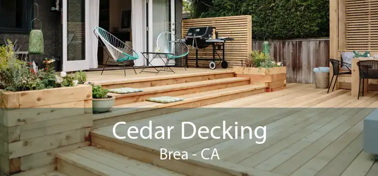 Cedar Decking Brea - CA