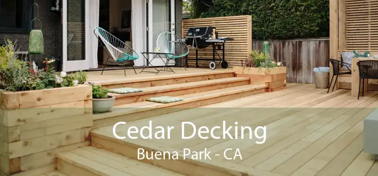 Cedar Decking Buena Park - CA