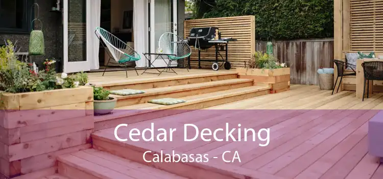 Cedar Decking Calabasas - CA