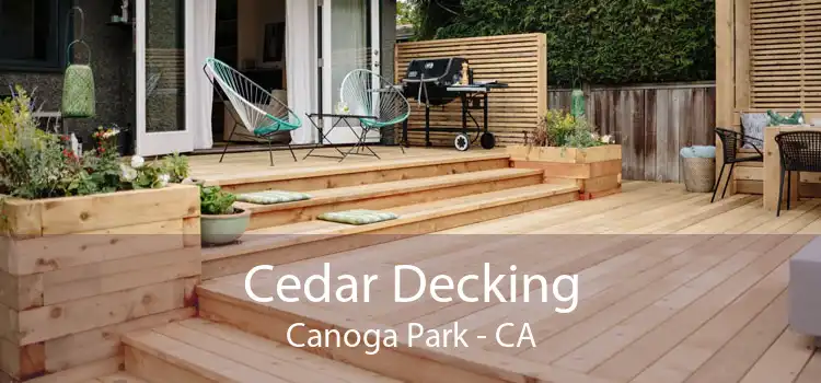 Cedar Decking Canoga Park - CA