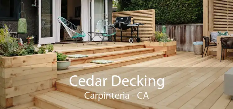 Cedar Decking Carpinteria - CA