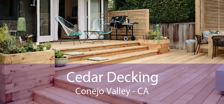 Cedar Decking Conejo Valley - CA