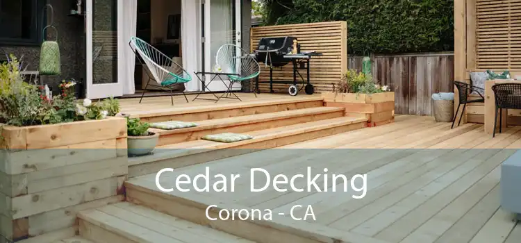 Cedar Decking Corona - CA