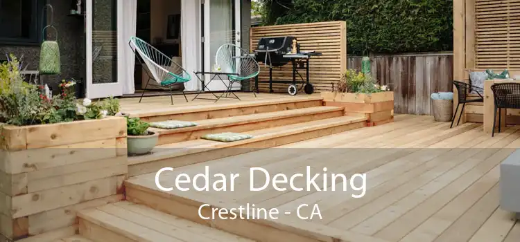 Cedar Decking Crestline - CA