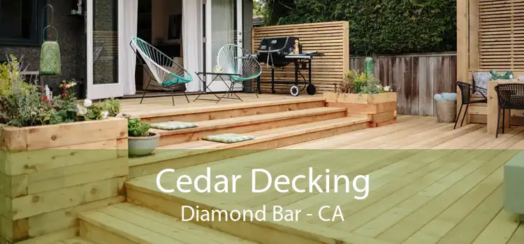 Cedar Decking Diamond Bar - CA