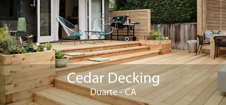 Cedar Decking Duarte - CA