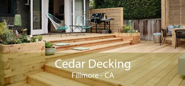 Cedar Decking Fillmore - CA