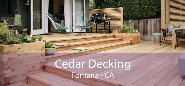 Cedar Decking Fontana - CA