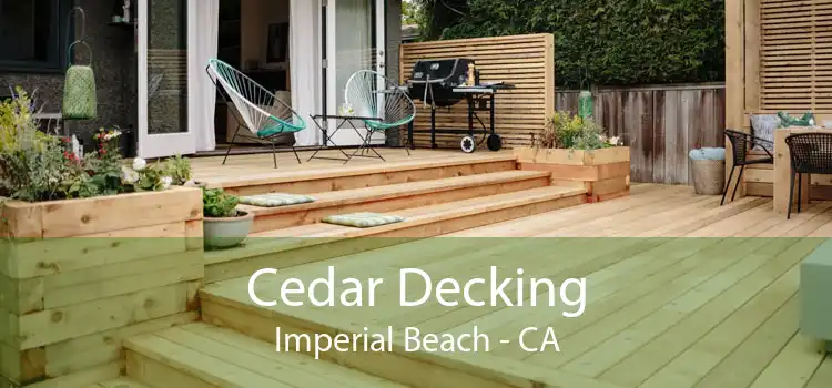 Cedar Decking Imperial Beach - CA