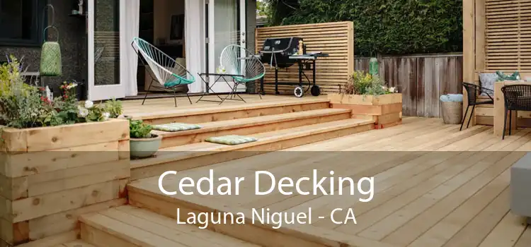 Cedar Decking Laguna Niguel - CA