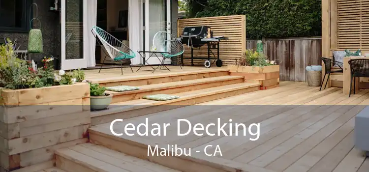 Cedar Decking Malibu - CA