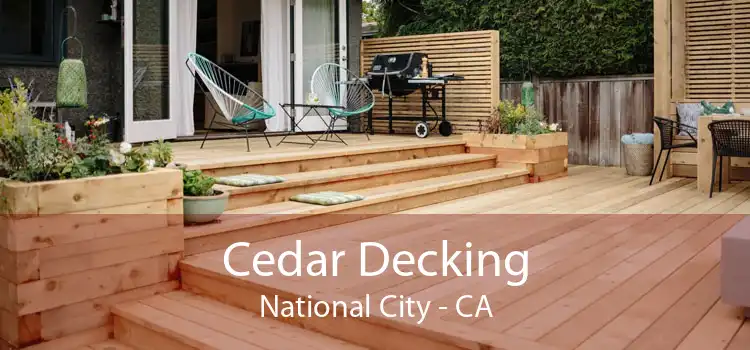 Cedar Decking National City - CA