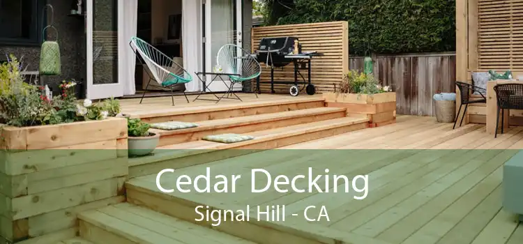 Cedar Decking Signal Hill - CA