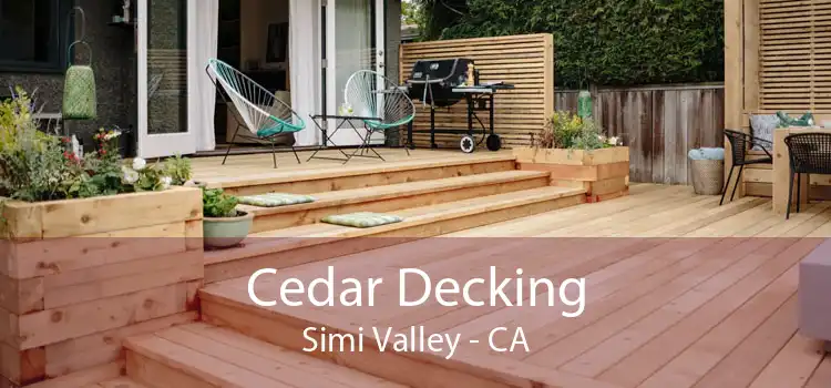 Cedar Decking Simi Valley - CA