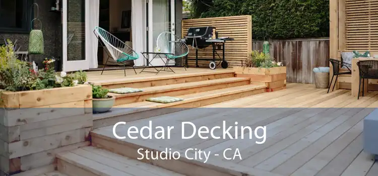 Cedar Decking Studio City - CA