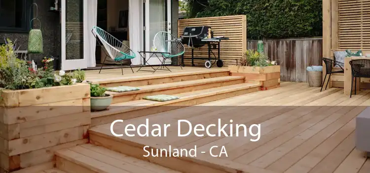 Cedar Decking Sunland - CA