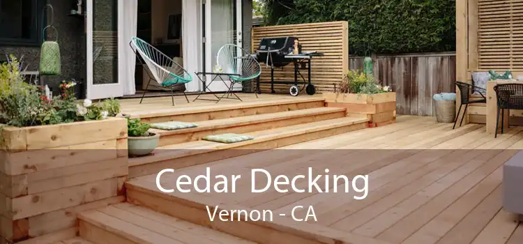 Cedar Decking Vernon - CA