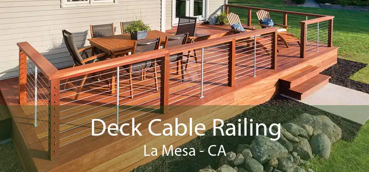 Deck Cable Railing La Mesa - CA