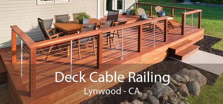 Deck Cable Railing Lynwood - CA