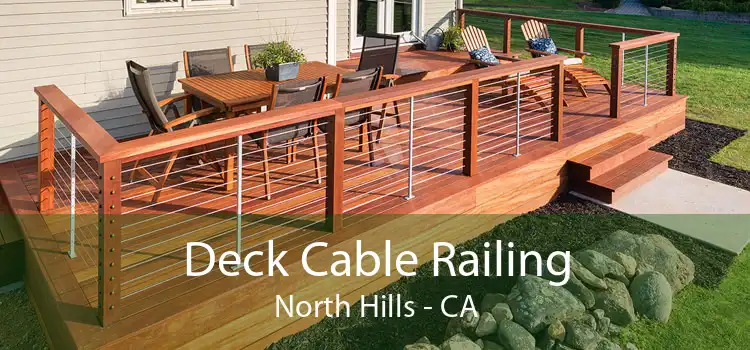 Deck Cable Railing North Hills - CA