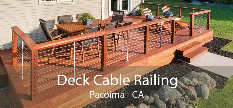 Deck Cable Railing Pacoima - CA