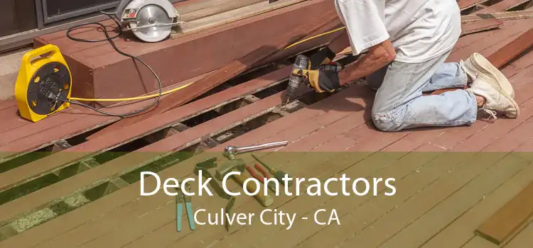 Deck Contractors Culver City - CA