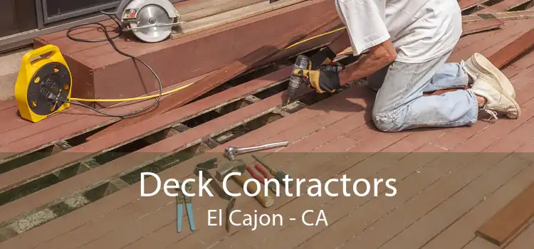 Deck Contractors El Cajon - CA