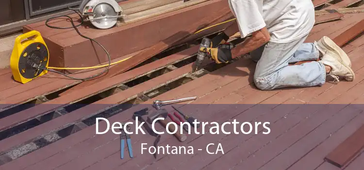 Deck Contractors Fontana - CA