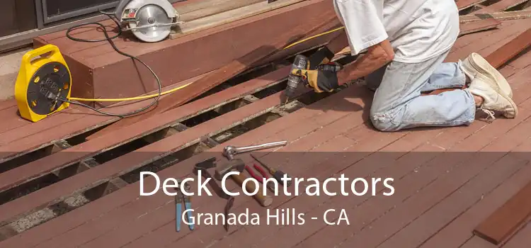 Deck Contractors Granada Hills - CA