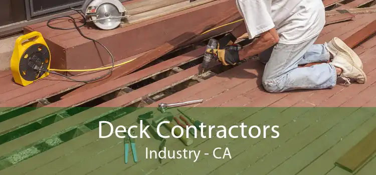 Deck Contractors Industry - CA