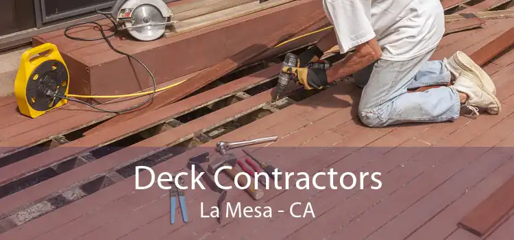 Deck Contractors La Mesa - CA