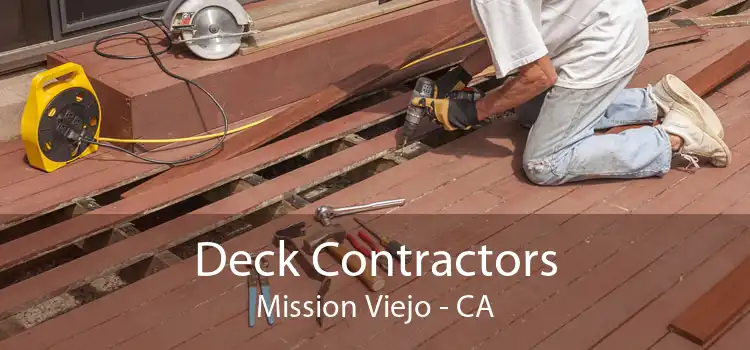 Deck Contractors Mission Viejo - CA