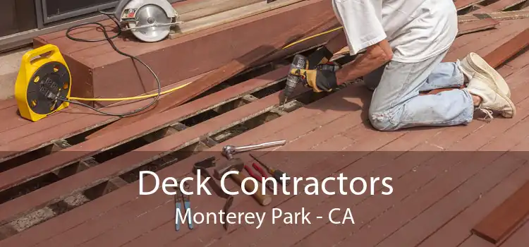 Deck Contractors Monterey Park - CA