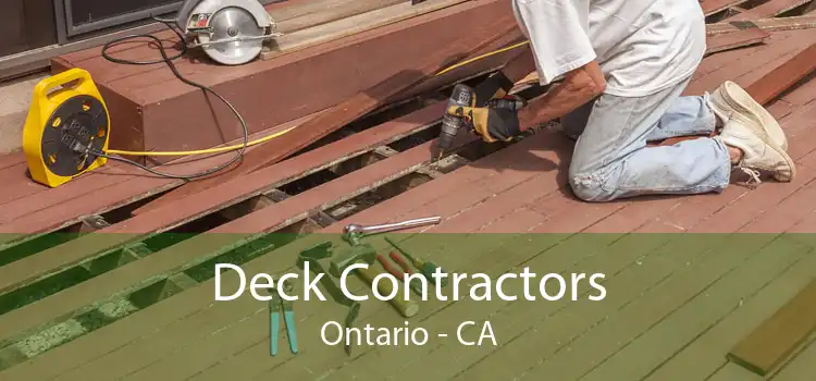 Deck Contractors Ontario - CA