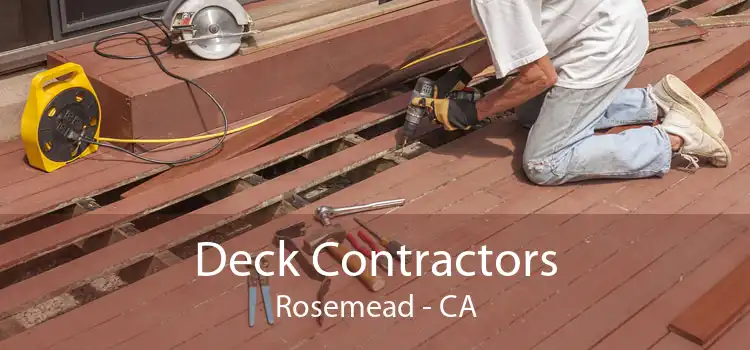 Deck Contractors Rosemead - CA