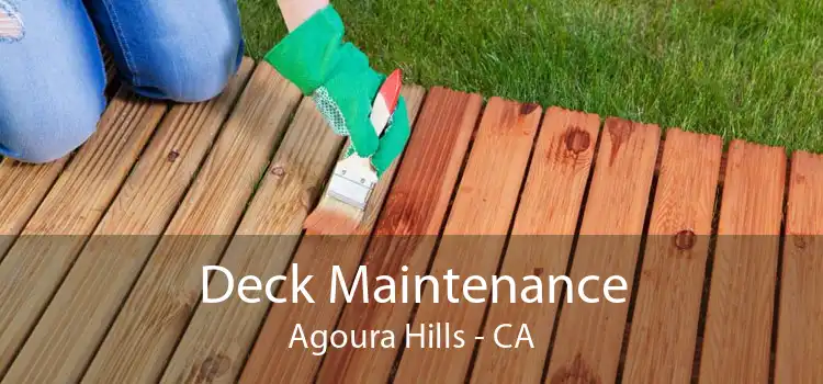 Deck Maintenance Agoura Hills - CA