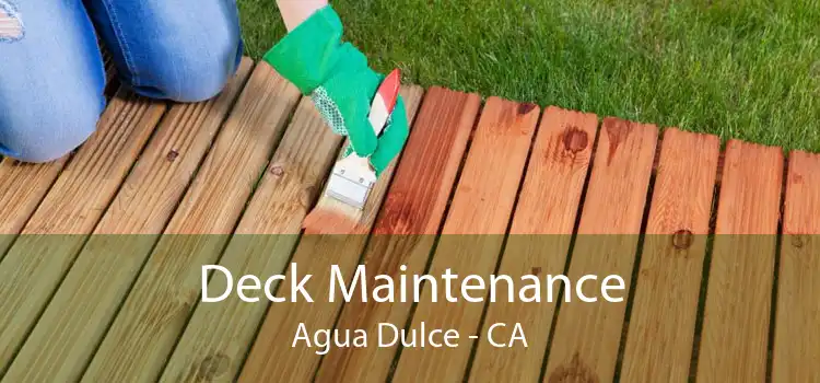 Deck Maintenance Agua Dulce - CA