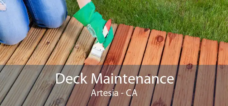 Deck Maintenance Artesia - CA