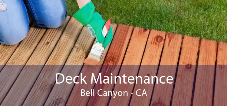 Deck Maintenance Bell Canyon - CA