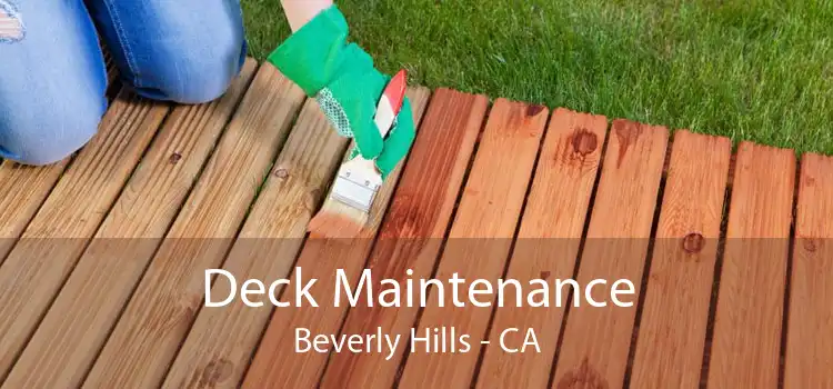 Deck Maintenance Beverly Hills - CA