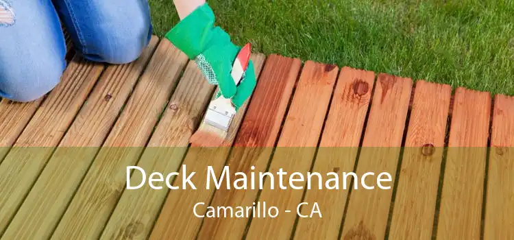 Deck Maintenance Camarillo - CA