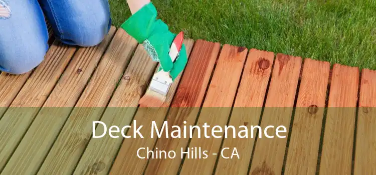 Deck Maintenance Chino Hills - CA