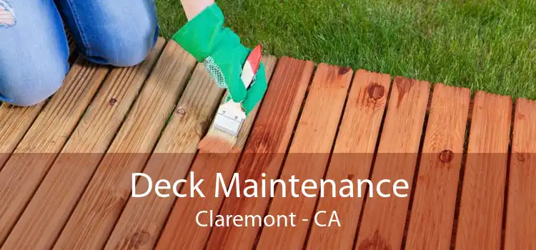 Deck Maintenance Claremont - CA