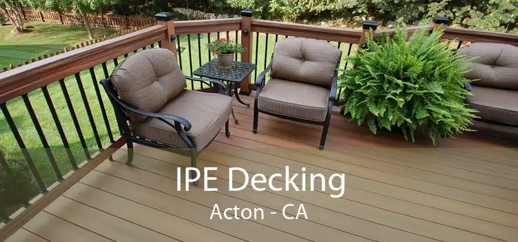 IPE Decking Acton - CA