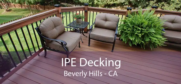 IPE Decking Beverly Hills - CA