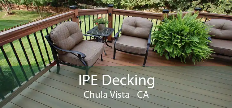 IPE Decking Chula Vista - CA