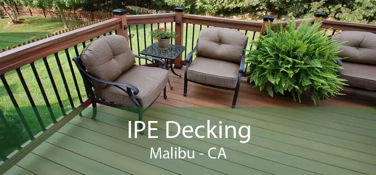 IPE Decking Malibu - CA