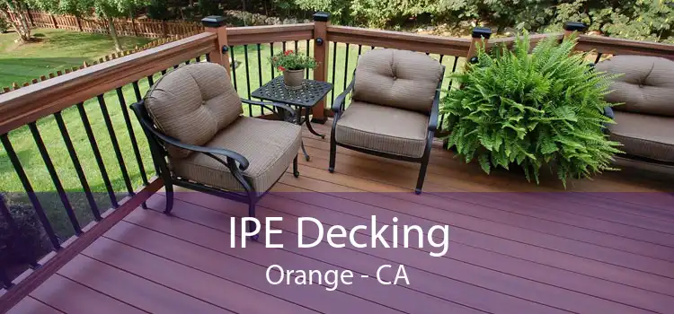 IPE Decking Orange - CA